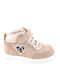 Anatomisch Kinderstiefeletten mit Klettverschluss Gold