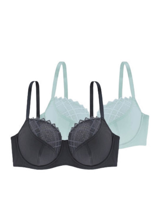 Gri Sutien fără căptușeală cu Baloane 2Pack