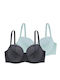 Gri Sutien fără căptușeală cu Baloane 2Pack