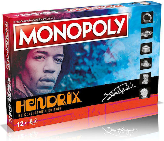 Настолна игра Monopoly Jimi Hendrix за 2-6 играчи 12+ години (EN) Winning Moves