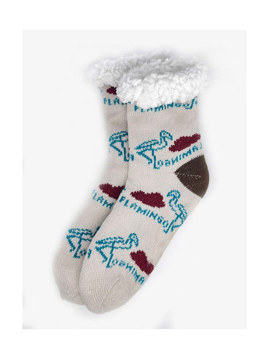 VI-MAS Women's Socks Beige