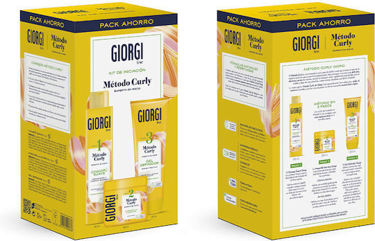Giorgi Line Σετ Περιποίησης Μαλλιών Αναδόμησης & Θρέψης για Σγουρά Μαλλιά 3τμχ