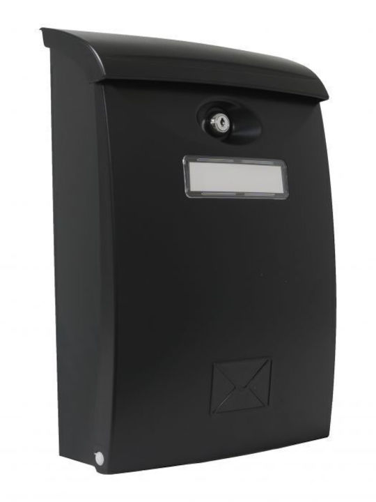 Amig Metallic Mailbox Black 105cm