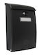 Amig Metallic Mailbox Black 105cm