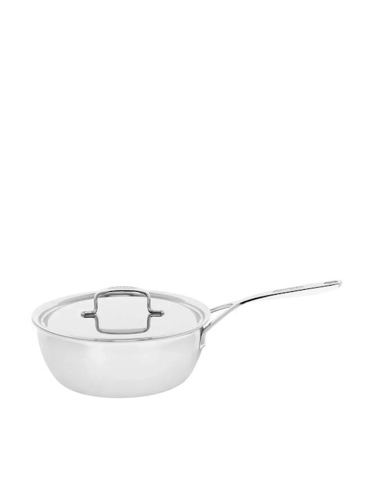 Demeyere Demeyere Edelstahl Sautierpfanne mit Deckel 24cm