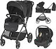 Coccolle Lissia Adjustable 3 in 1 Baby Stroller...