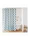 La Redoute Interieurs Κουρτίνα Μπάνιου Υφασμάτινη 200x180cm Πράσινη
