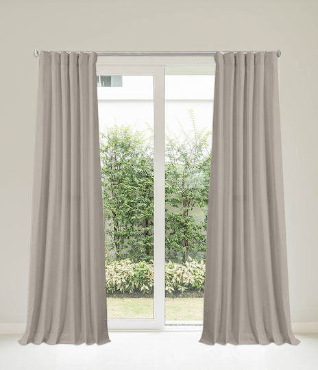 Palatex Dora Συσκότισης με Τρέσα Μπεζ 140x270εκ.