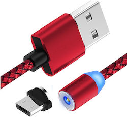 Magnetisch USB 2.0 auf Micro-USB-Kabel Rot 1m 1Stück