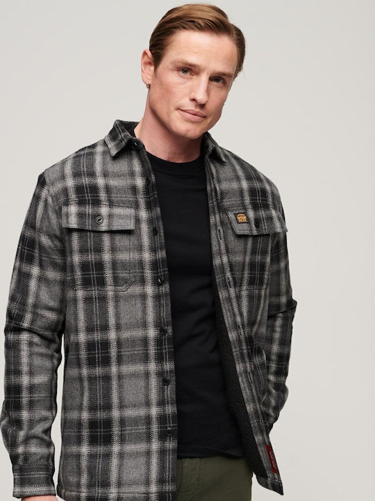 Superdry M D3 Ovin Long Sleeve Overshirt Regula...