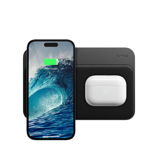 Nomad Ασύρματος Φορτιστής (Qi Pad) και Καλώδιο USB-C 10W Power Delivery Μαύρος (Base)