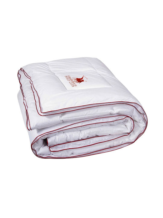 Greenwich Polo Club Duvet Single with Microfiber Filling 160x220cm 2347 White 250 GSMGsm 8.5 togs Togs