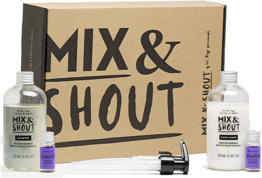 Mix & Shout Balancing Routine Комплект за Грижа за Коса с Шампоан 4бр