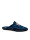 Winterliche Herrenhausschuhe Blau