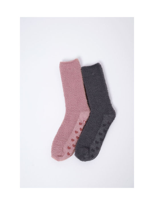 Aruelle Γυναικείες Κάλτσες Ροζ 2Pack