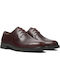 Camper Iman Women's Leather Oxford Shoes Burgundy