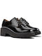 Camper Women's Leather Oxford Shoes Black