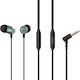 Celebrat D11-BK In-ear Handsfree με Βύσμα 3.5mm Μαύρο