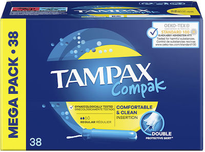 Tampax Ταμπόν Compak 38τμχ