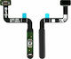Flex Cable with Fingerprint in Black colour for Galaxy A32 5G