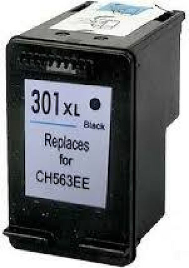 Compatible Inkjet Printer Ink HP HP 301XL CH563EE 530 Pages 8ml Black 1pcs