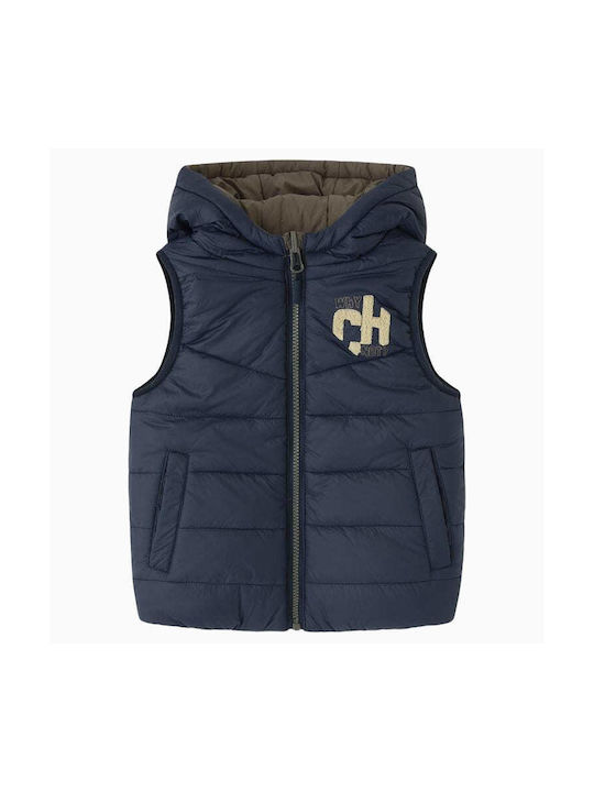 Canada House Boys Quilted Coat Double Sided Sleeveless