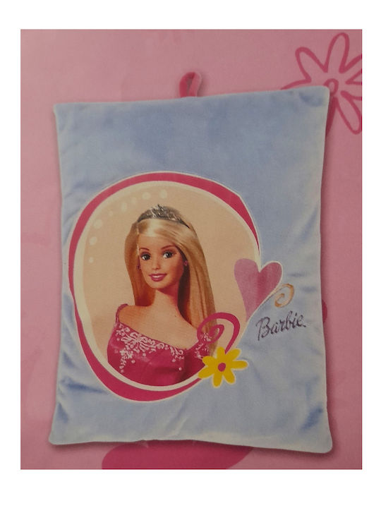 Barbie Kids Square Throw Pillow 34x45cm Light Blue