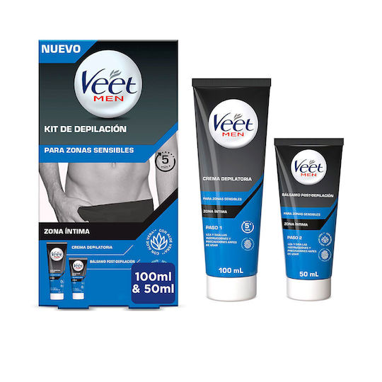 Veet Κερί Αποτρίχωσης για Άνδρες για Ευαίσθητες Επιδερμίδες 200ml