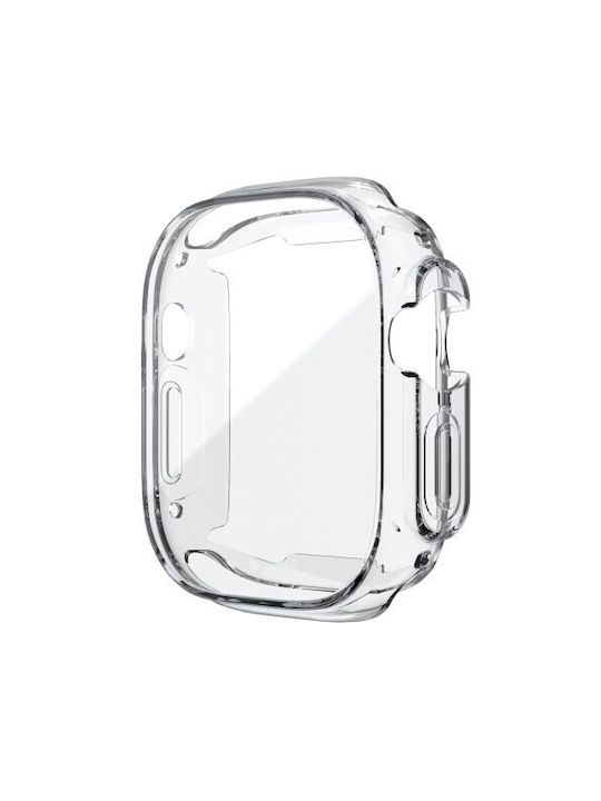 Silikonhülle in Transparent Farbe für Apple Watch Ultra 49mm