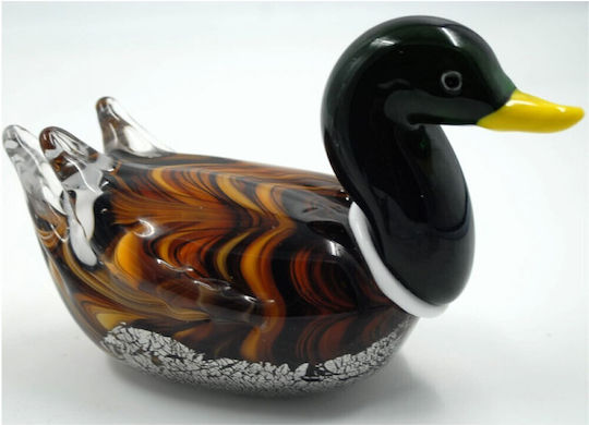 Royal Art Collection Διακοσμητική Πάπια από Γυαλί 20cm