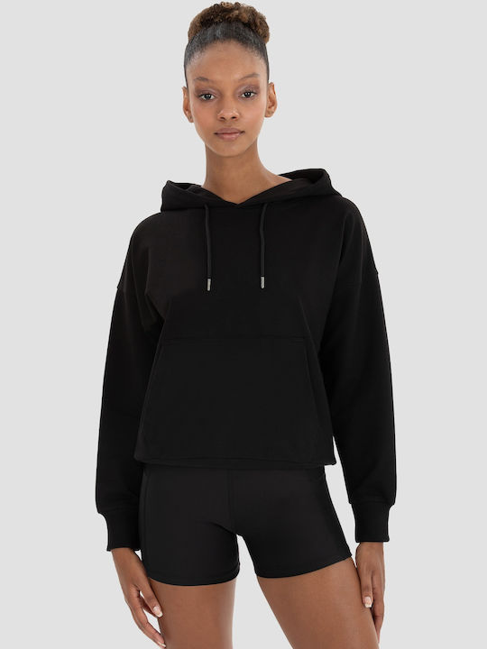 Superstacy Women's Hooded Sweatshirt Black