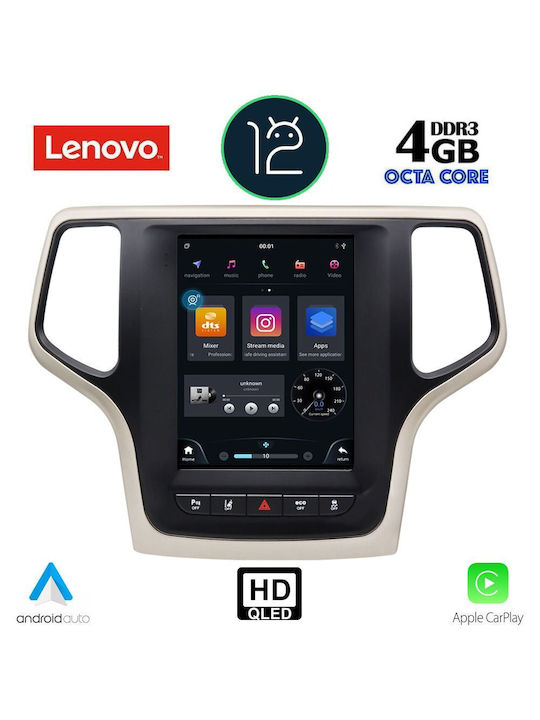 Lenovo Car-Audiosystem für Jeep Großer Cherokee 2014-2019 mit Klima (Bluetooth/USB/WiFi/GPS) mit Touchscreen 9.7"