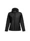 Stenso Reef Ζακέτα Εργασίας Softshell με Κουκούλα Μαύρη