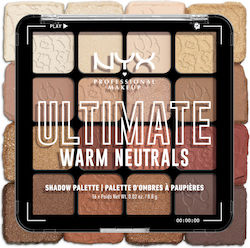 NYX Professional Makeup Ultimate Eye Shadow Palette Matte in Creamy Form 05 Warm Neutrals 0.83gr