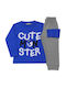 Prod Set Top & Bottom Kids Pyjamas Blue