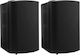 Tele Παθητικά Επιτοίχια Ηχεία 35W (Ζεύγος) 10x10x9.5εκ. Λευκά