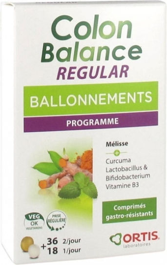 Ortis Colon Balance Regular Special Dietary Supplement 54 tabs