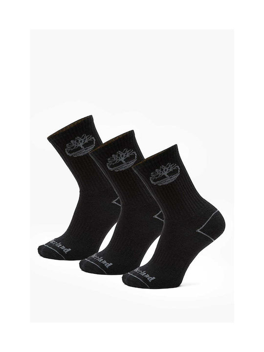 Timberland Bărbați Șosete Negre 3Pachet