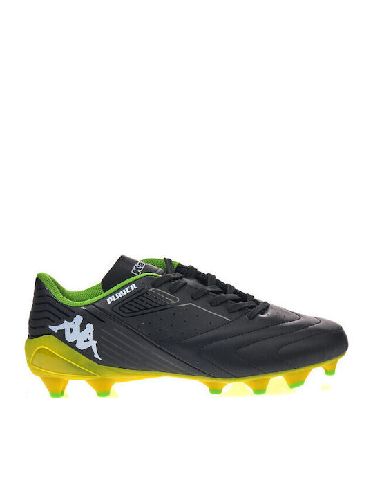 Kappa Player Base FG Football Shoes with Cleats Black Kappa Player Base FG Football Shoes with Cleats Black