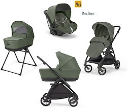 Inglesina Electa Quattro Darwin Infant Recline Ρυθμιζόμενο Καρότσι 3 σε 1 Tribeca Green