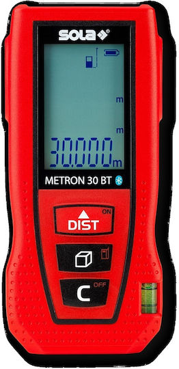 Sola Μέτρο Laser Metron 30 Bt Bluetooth με Δυνατότητα Μέτρησης 30m