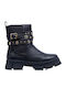 Kinderstiefel mit Reißverschluss Schwarz
