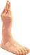 Kinksters Glass Dildo Flesh 27.5cm