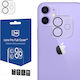 3MK Lens Pro Full Cover Протектор за камера Закалено стъкло Transparent за Apple iPhone 12.
