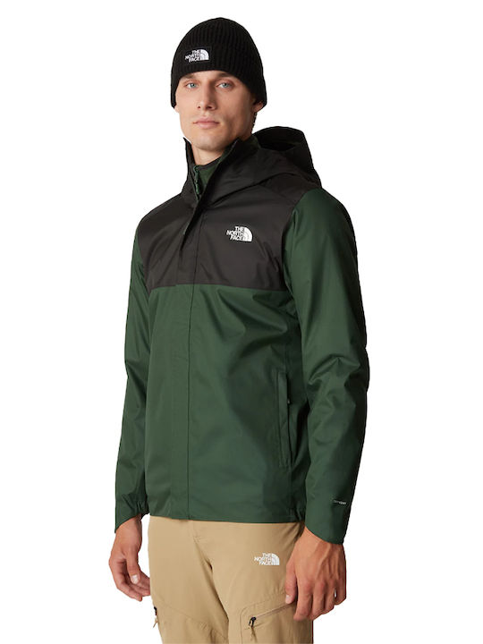 The North Face Men's Winter Jacket Waterproof and Windproof Green