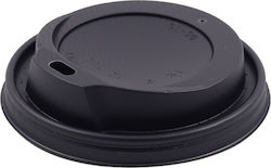 Disposable Cup Lids Sip Lid in Black color (100pcs)