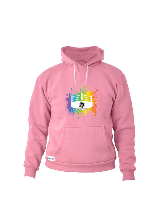 FightFlix Kinder Sweatshirt mit Kapuze Rosa