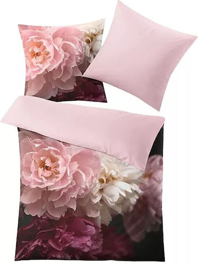 Kleine Wolke Duvet Cover Cotton Single 135x200 Rosemarie Burgundy