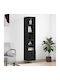 Bookcase Black 34.5x34x180cm