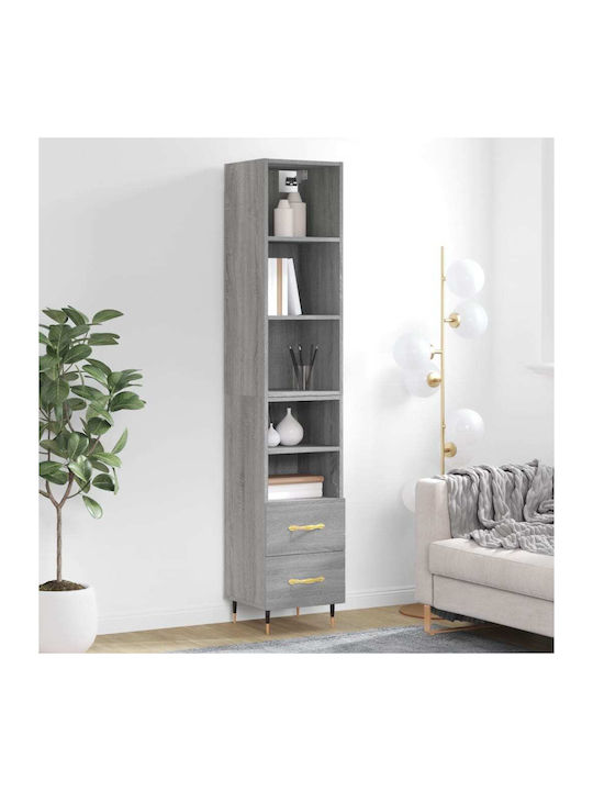 Bibliothek Grey 34.5x34x180cm